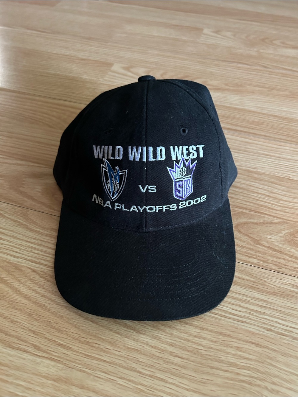 Vintage 2002 Wild Wild West NBA Playoffs Mavs vs Kings Hat